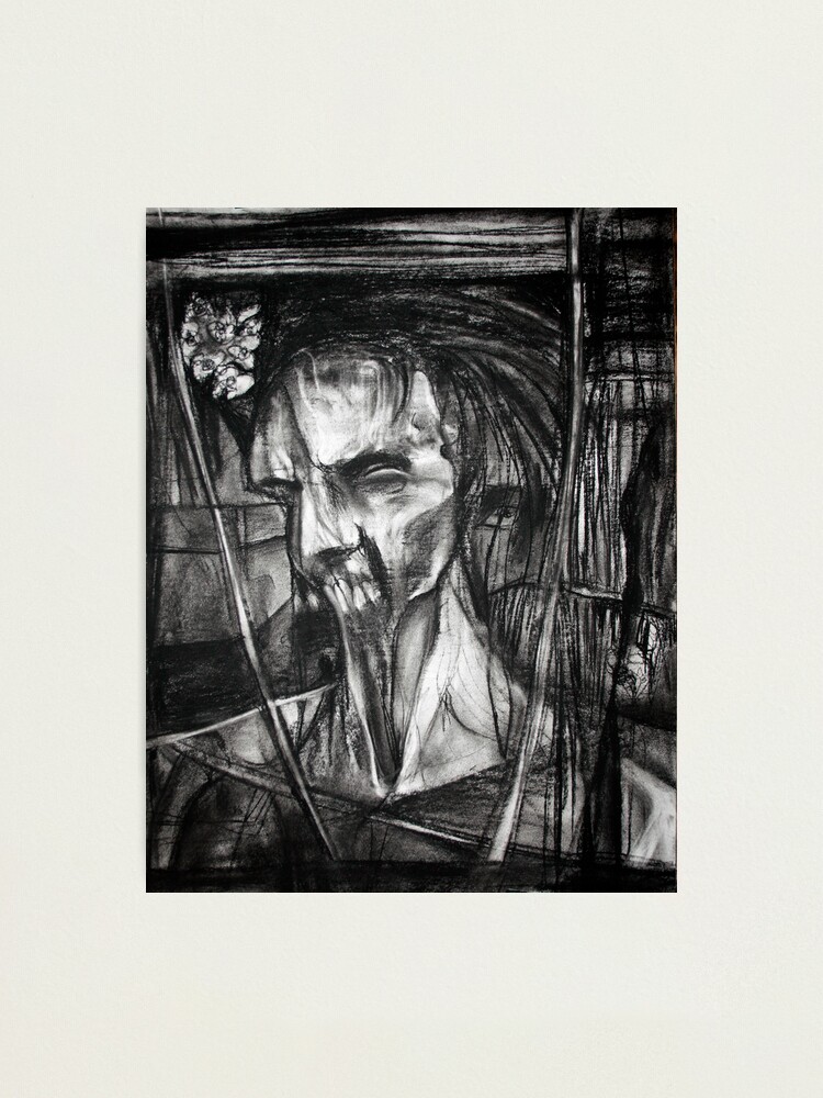Alternate view of self portrait as sung by Dulli Photographic Print