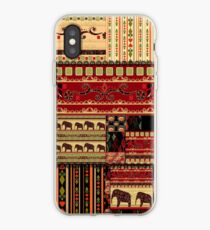Afrikanischer Print mit Elefanten iPhone-Hülle & Cover
