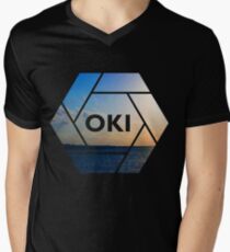 Okinawa Graphic Men's V-Neck T-Shirt