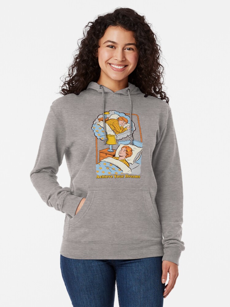 Alternate view of Achieve Your Dreams Lightweight Hoodie