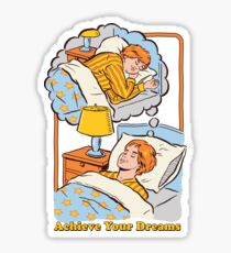 Erreiche deine Träume Sticker