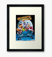 Muppets space Framed Print