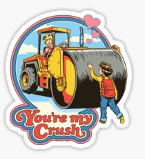 Du bist mein Schwarm Glänzender Sticker