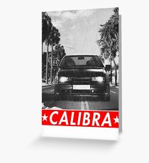 Calibra & quot; Redstriped & quot; Greeting Card