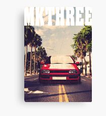 Golf 3 & quot; Palm Beach & quot; Canvas Print