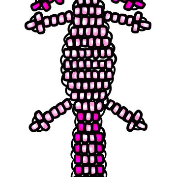 Throwback Axolotl Bead Pet Sticker for Sale by tyranicorntat