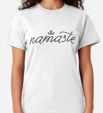 Namaste grey T-shirt classique