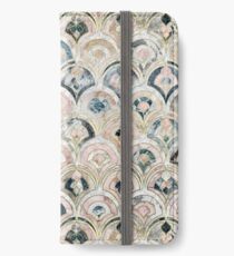 Art Deco Marble Tiles in Soft Pastels iPhone Wallet/Case/Skin