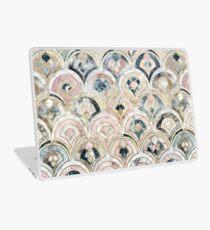 Art Deco Marble Tiles in Soft Pastels Laptop Skin