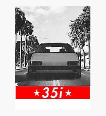 Passat B3 35i & quot; Redstriped & quot; Photographic Print