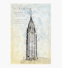 Crysler Building, New York USA Photographic Print
