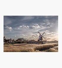 Cley next the Sea Norfolk UK - A Bright Winters Day Photographic Print