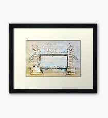 Tower Bridge, London England Framed Print