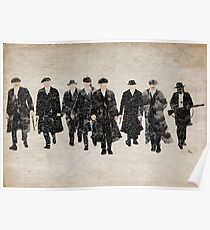 Peaky Blinders watercolour Poster