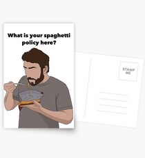 Sunny Spaghetti Design Postcards