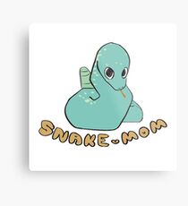 SNAKE MOM Metal Print