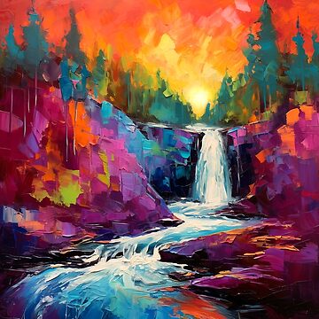 65 Simple and Beautiful Acrylic Painting Ideas for Beginners - HERCOTTAGE |  Waterfall paintings, Nature paintings, Nature art painting