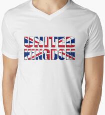 United Kingdom Men's V-Neck T-Shirt