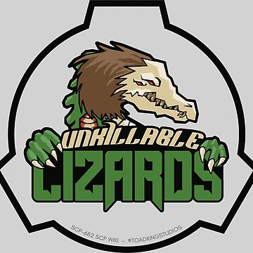 Unkillable Lizards - Fictional Sports Team Logo - SCP Foundation Hardcover  Journal for Sale by ToadKingStudios