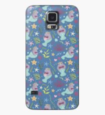 Süße Manatis-Meerjungfrau Hülle & Klebefolie für Samsung Galaxy