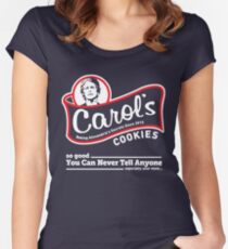 Carol's Cookies. Women's Fitted Scoop T-Shirt