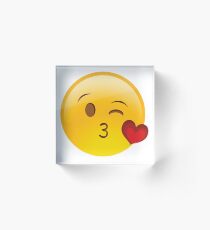 SMILEY KISS Acrylic Block