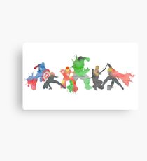 Superheros Canvas Print