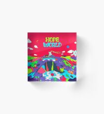 Bloque acrílico MUSICA BTS J HOPE / HOPE WORLD HIXTAPE