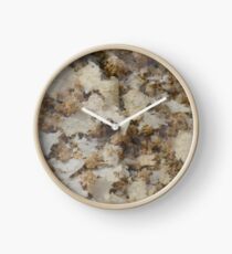 Flaked Camo Clock