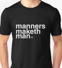 Kingsman: Manners Maketh Man Unisex T-Shirt