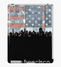 San francisco skyline flag iPad Case/Skin
