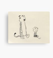Calvin and Hobbes Canvas Print