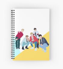Retro Boyband Spiral Notebook