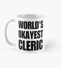 Funny World's Okayest Cleric Coffee Mugs Classic Mug