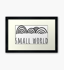 small world Framed Print