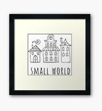 small world Framed Print