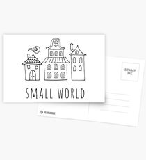 small world Postcards