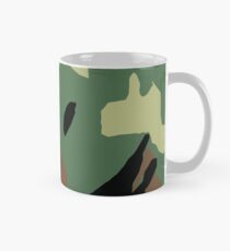 Soldat Uniform, militärische Camouflage-Muster, Camouflage-Farben Tasse