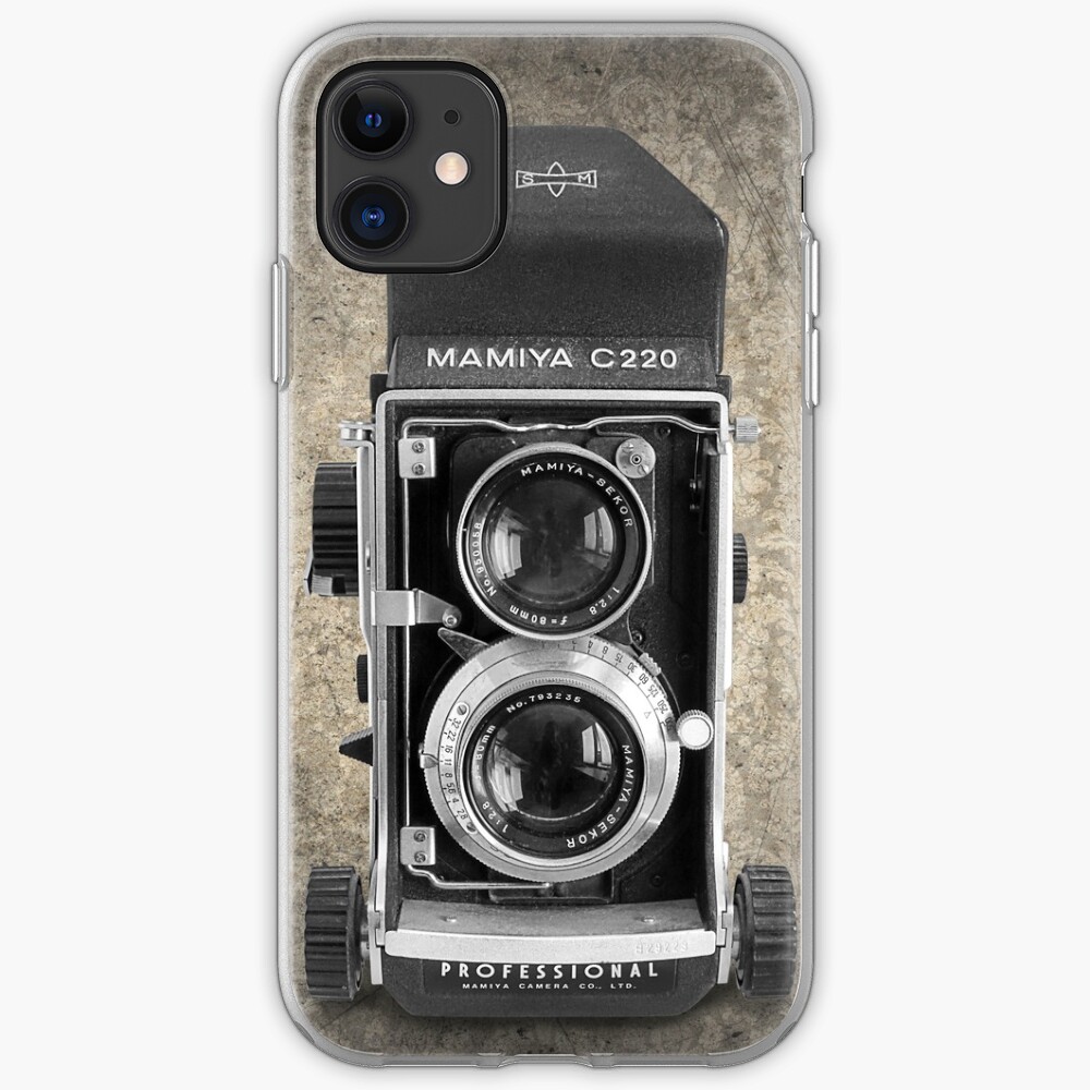 Mamiya C220 - Vintage Black and White iPhone Soft Case