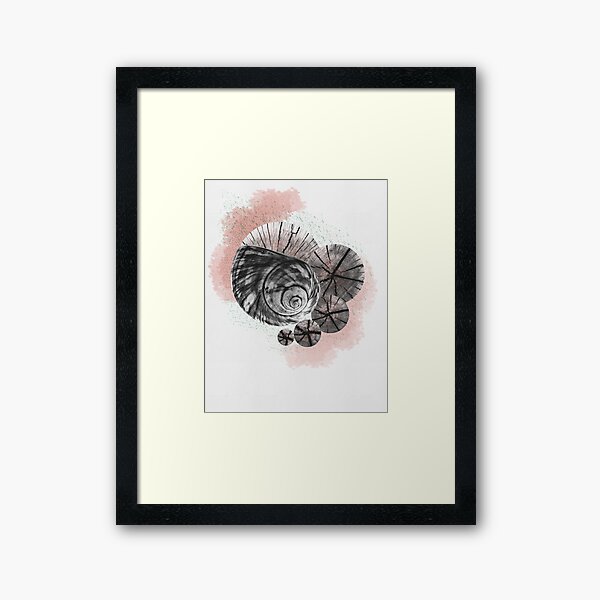 Pink Rings Framed Art Print