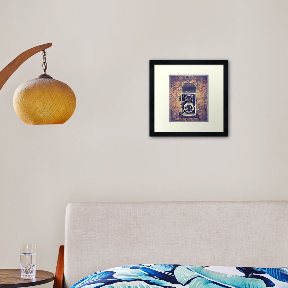 Mamiya C220 - Vintage Color Framed Art Print