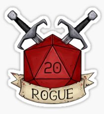 D&D - D20 - Rogue Sticker