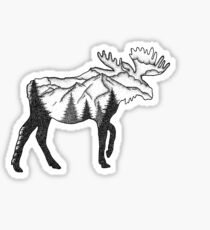 Moose Sticker