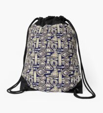 Lightbulb Pattern Drawstring Bag