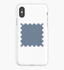 Grey stamp iPhone Case/Skin