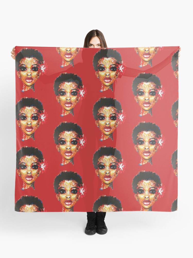 Curly Hair Short Afro Black Natural Hair Twa Big Chop Scarf By