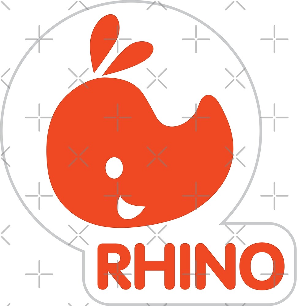 «emblema de un rinoceronte rojo» de duxpavlic | Redbubble