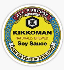Kikkoman Sojasauce Logo Aufkleber Sticker