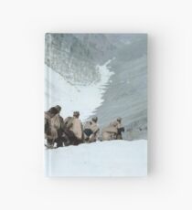 Republican soldiers crossing the border in the Pyrenees, 1938. Hardcover Journal