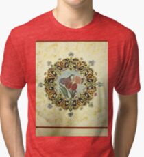 "The Tulip & The Bird" Miniatures Tri-blend T-Shirt